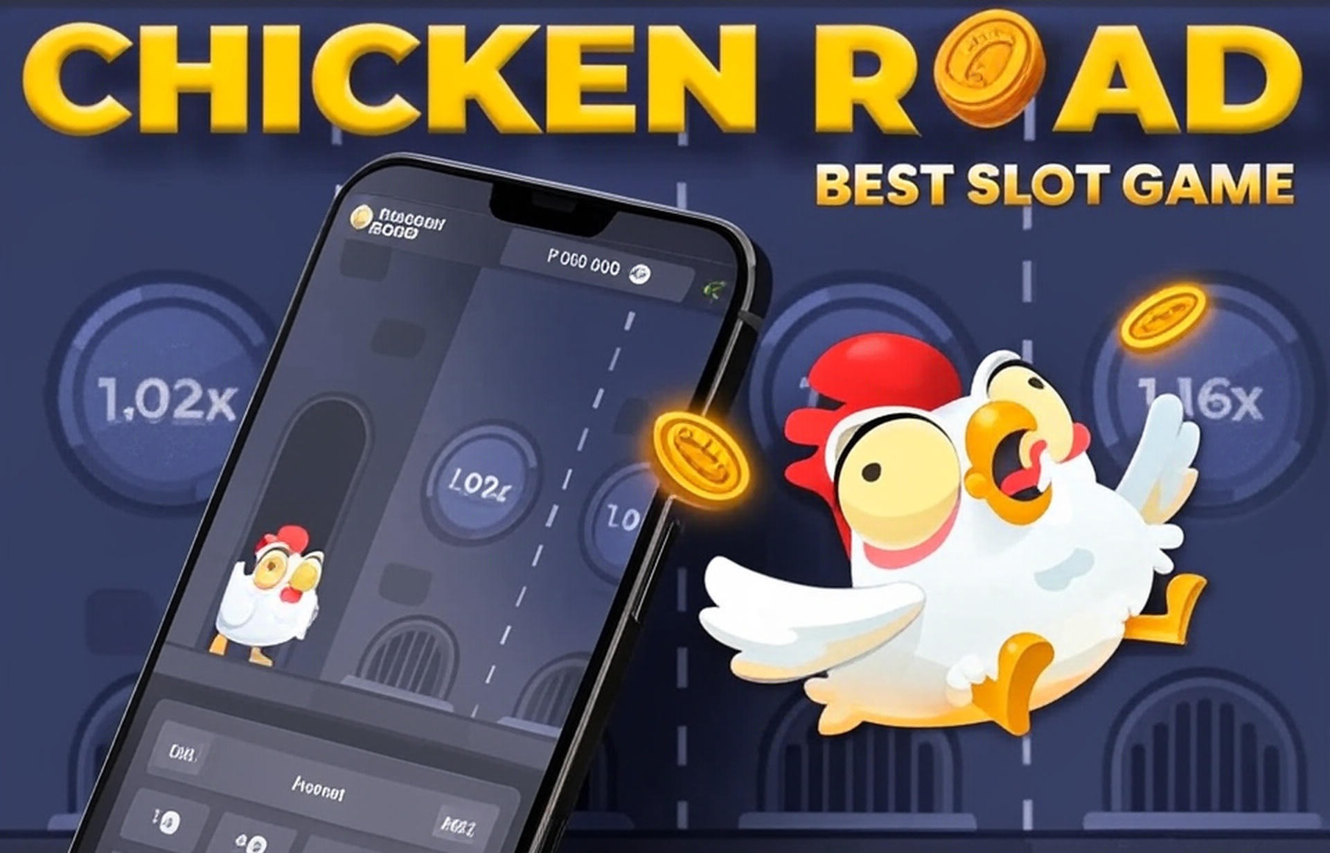 Chicken Road Game Pakistan gameplay screenshot - chicken crossing road with multiplier